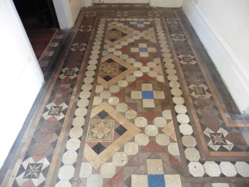 Victorian tiled floor Wrexham